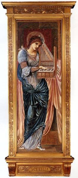 Burne Jones Sir Edward Coley St Cecilia